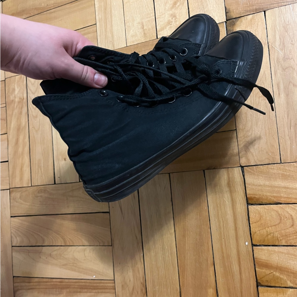 High Top Black Converses